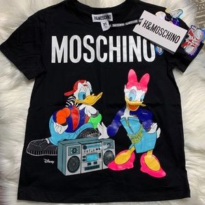 moschino t shirt donald duck